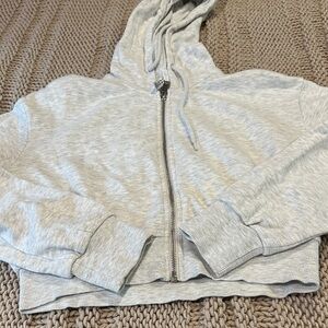 Divided Gray Zip-Up Hoodie